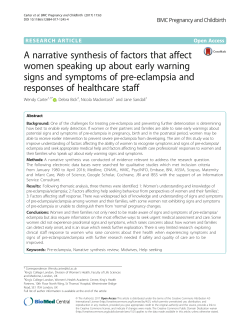 PDF - BMC Pregnancy and Childbirth