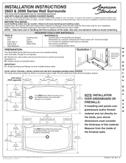 installation instructions