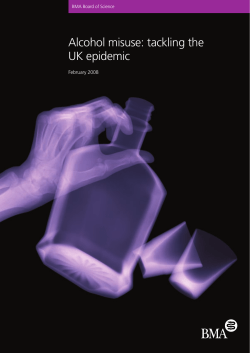 Alcohol misuse: tackling the UK epidemic