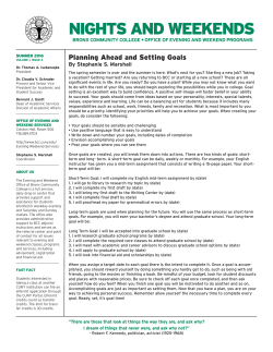 summer 2016 - Bronx Community College