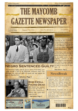 To Kill a Mockingbird