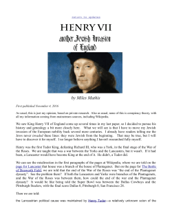 Henry VII - Miles Mathis