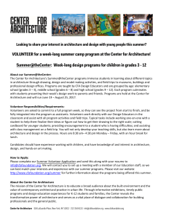 here - Center for Architecture Foundation