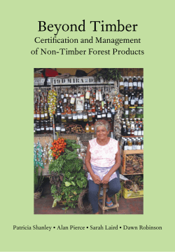 Beyond timber: certification and management of non