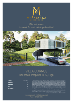 booklet of the villa