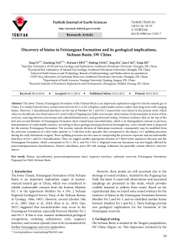 Discovery of hiatus in Feixianguan Formation and