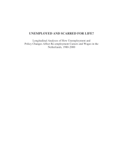 unemployed and scarred for life? - Irma Mooi-Reci