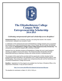 Apply - Elizabethtown College