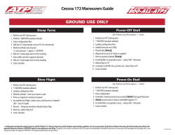 Cessna 172 Maneuvers Guide