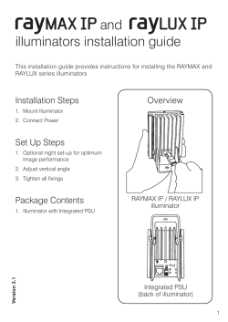 Installation Guide: Raytec Raymax 25 POE