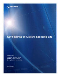 Key Findings on Airplane Economic Life