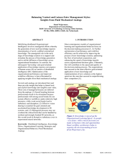 Balancing Venturi and Laissez-Faire Management Styles: Insights