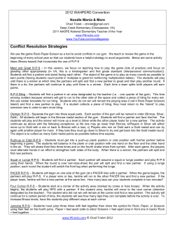 Conflict Resolution Strategies