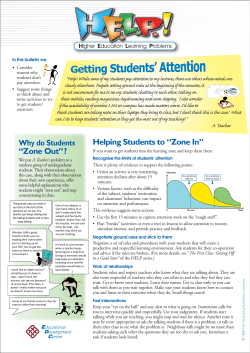 Getting Students` Attention - EDC