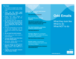 Odd Emails - West Rise Junior School