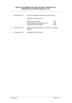AAL 244 - Petroleum - Department of State Development