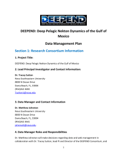 DEEPEND: Deep Pelagic Nekton Dynamics of the Gulf of Mexico