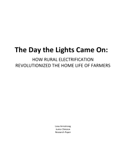 The Day the Lights Came On