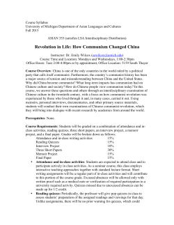 Revolution in Life: How Communism Changed China