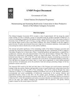 UNDP Project Document