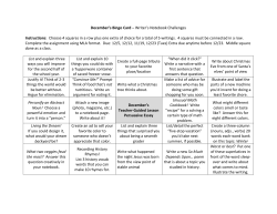 December`s Bingo Card - smsk