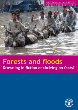 Forests and floods: drowning in fiction or thriving on facts?