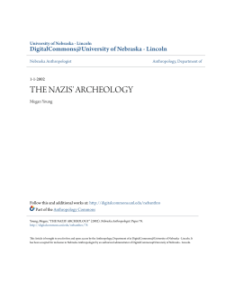 the nazis` archeology - DigitalCommons@University of Nebraska