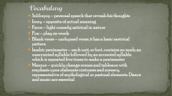 Soliloquy &ndash;personal speech that reveals his thoughts Irony