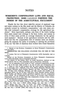 Does Gallegos Portend the Demise of the Agricultural Exclusion?