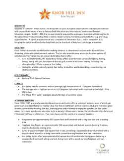 Fact Sheet - Columbia Hospitality.