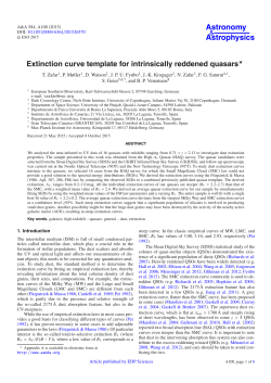 Extinction curve template for intrinsically reddened quasars ⋆