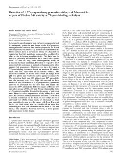 Detection of 1, N2-propanodeoxyguanosine adducts of 2