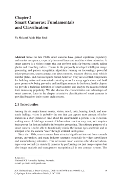 Smart Cameras: Fundamentals and Classification
