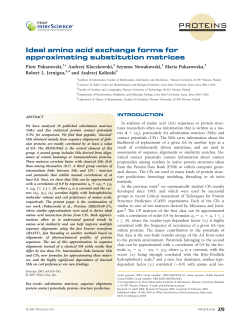 Ideal amino acid exchange forms for approximating