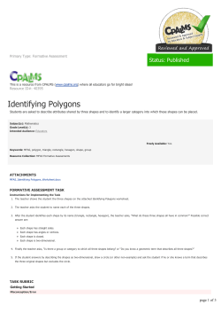 Identifying Polygons