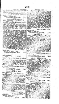 SHERIFF`S SALE . TWELVE o`clock noon. 1136.6