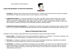 7TH GRADE PANTOMIME SHORT STORY GROUP PLAN