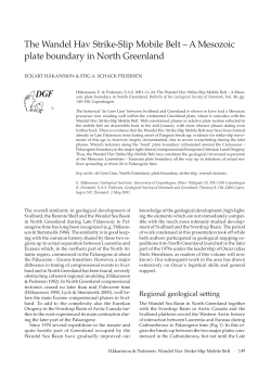 The Wandel Hav Strike-Slip Mobile Belt &ndash; A Mesozoic plate