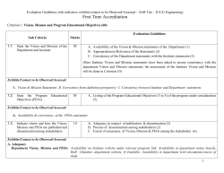 Evaluation Guidelines - National Board of Accreditation