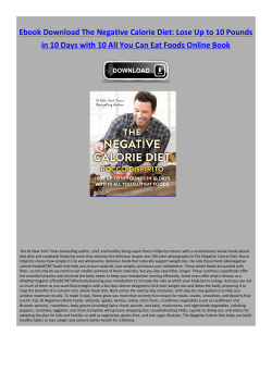 Ebook The Negative Calorie Diet: Lose Up to 10 Pounds