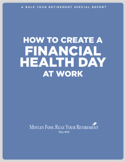 Motley Fool Special Report