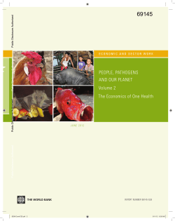 The Economics of One Health