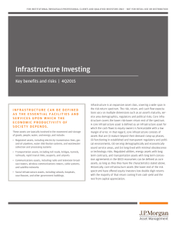 Infrastructure Investing - JP Morgan Asset Management
