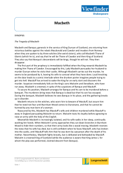 Macbeth - Klett Sprachen