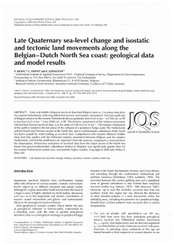 Late Quaternary sea-level change and isostatic and tectonic land