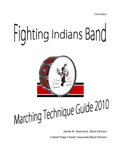 Marching Band Technique Handbook 2010-11