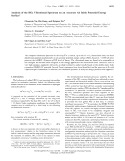 Analysis of the HO2 Vibrational Spectrum on an