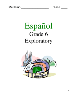 Grade 6 Exploratory