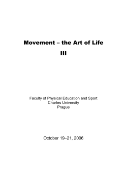 Book of abstracts - Univerzita Karlova