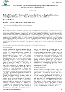 Full Text - International Journal of Advances in Social Science